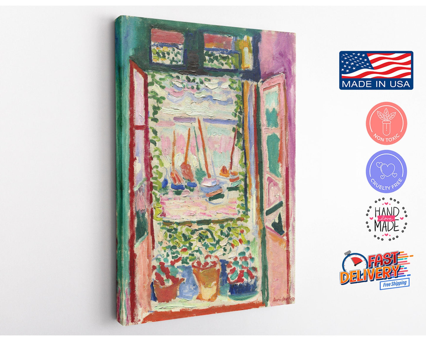 Matisse Canvas Print – Museum Quality Canvas Wall Art Ready to Hang