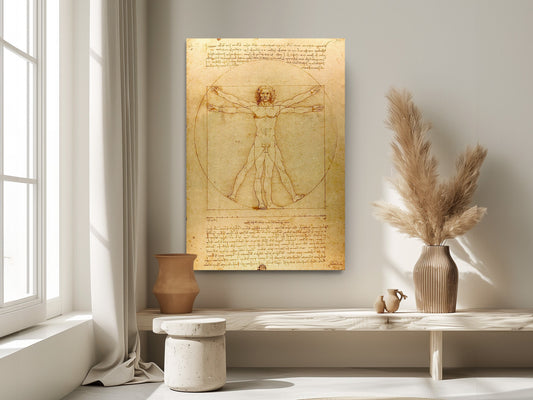 Vitruvian Man Canvas | Museum Quality Canvas Print - Leonardo da Vinci Wall Art