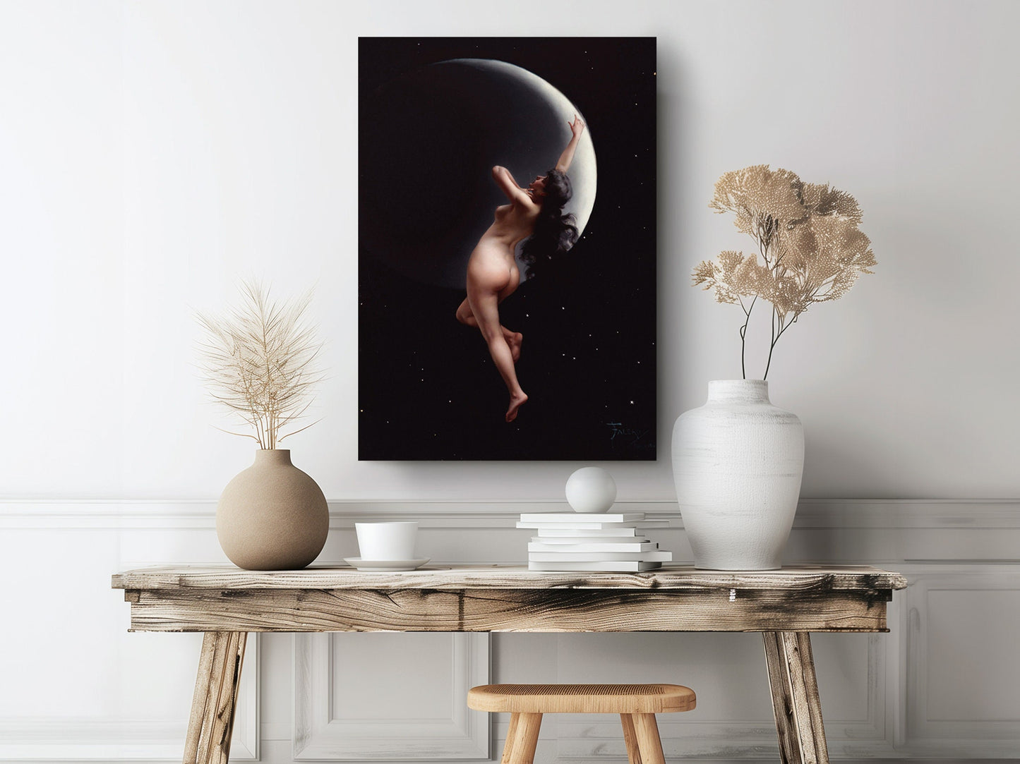 Fantasy Art Canvas - Moon Nymph by Luis Ricardo Falero | Ready to Hang Wall Art
