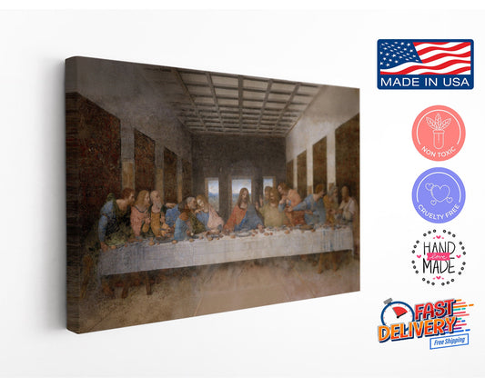 Last Supper Canvas Print – Leonardo Da Vinci Art Reproduction | Museum Quality Wall Decor