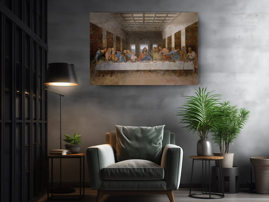 Last Supper Canvas Print – Leonardo Da Vinci Art Reproduction | Museum Quality Wall Decor