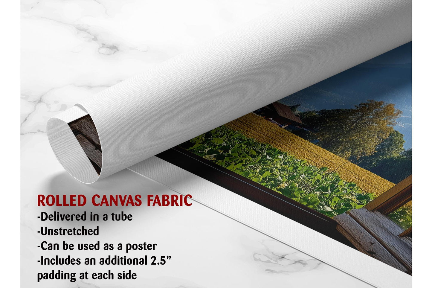 Mountain Canvas Art - Alpine Landscape Wall Art | Ready to Hang Canvas Print