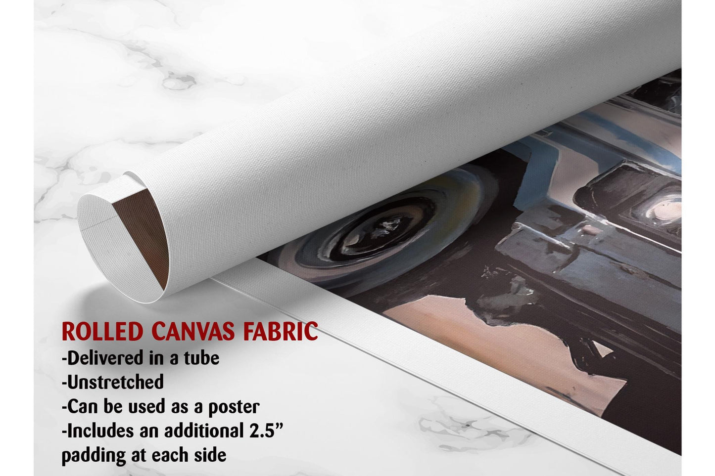 Banksy Canvas Print - Blue Truck Urban Street Art | Museum Quality Canvas Wall Decor