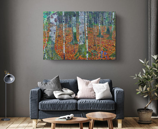 Birch Forest Canvas - Classic Wall Decor | Museum Quality Print on Artist Grade Canvas