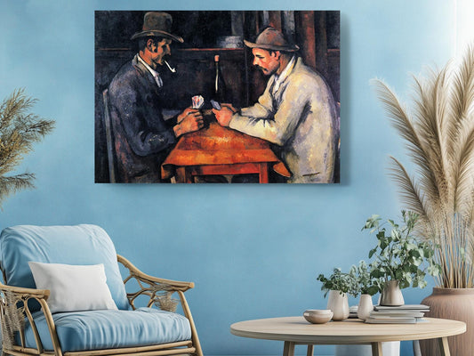 Cézanne Card Players Print – Museum Quality Canvas Wall Art, Ready to Hang