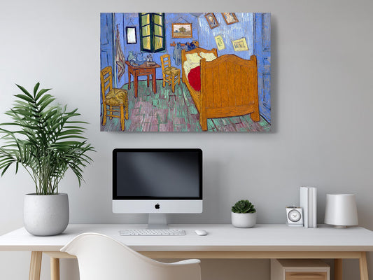 Van Gogh Canvas Print – Bedroom In Arles Vintage Art Reproduction | Museum Quality Canvas