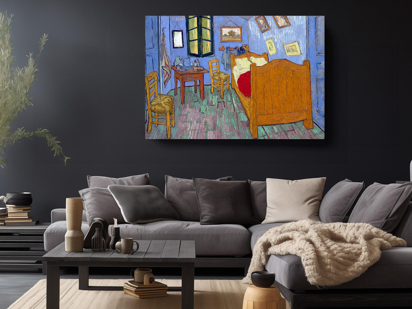 Van Gogh Canvas Print – Bedroom In Arles Vintage Art Reproduction | Museum Quality Canvas