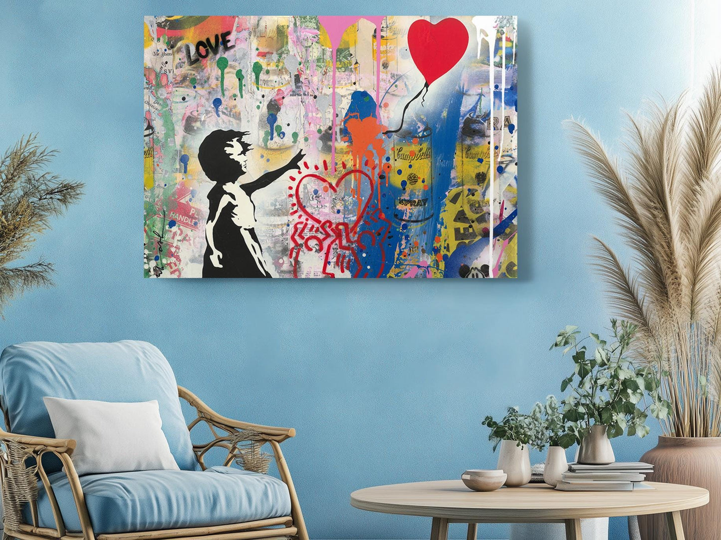 Banksy Canvas Print – Street Art Decor | Museum Quality Ready to Hang Wall Art