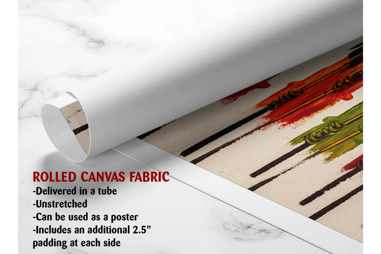 Maasai Women Canvas Tribal Wall Art - Ready to Hang African Print Decor