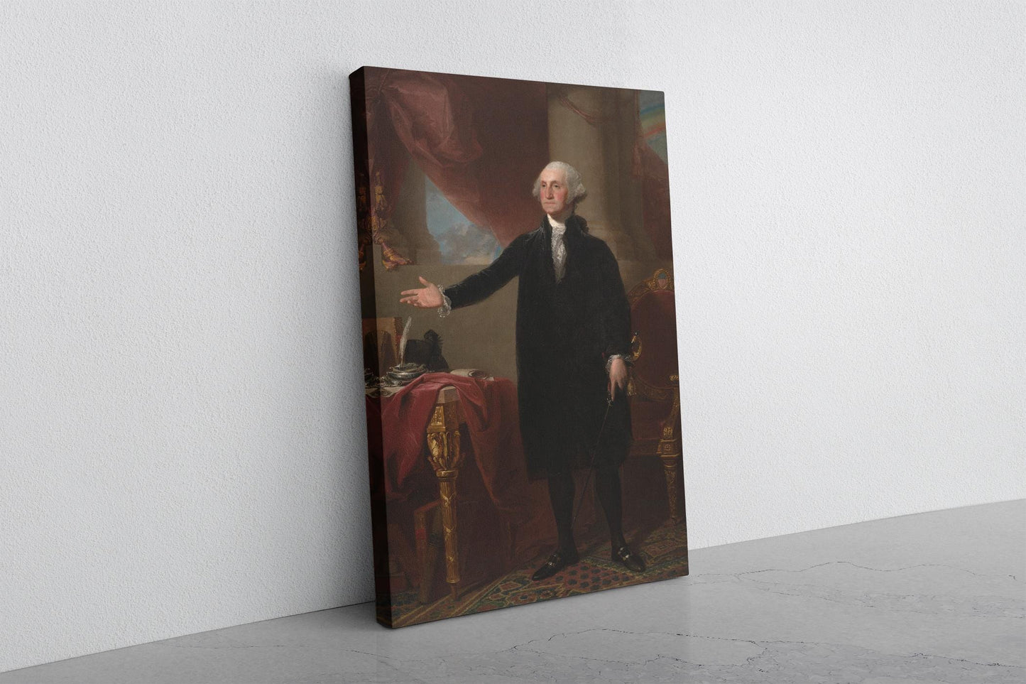 George Washington Canvas Print – Classic Portrait Art on Museum Quality Canvas