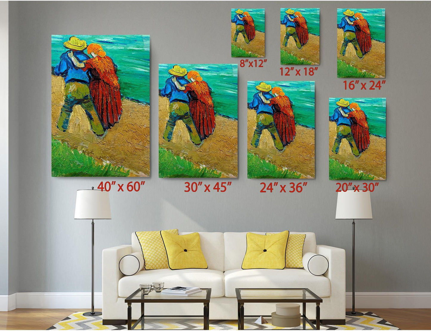 Van Gogh Canvas Print – Romantic Canvas Art | Arles Painting Reproduction Ready to Hang