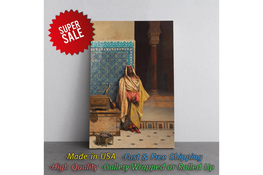 Orientalist Canvas Print – Ludwig Deutsch Art Print | Museum Canvas Art, Ready to Hang