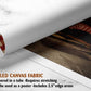 The image is a rolled canvas fabric, which is a type of canvas material used for creating posters, wall art, and other printed materials. It is described as a tube-delivered fabric, which means it is delivered in a tube and requires stretching before use. The fabric can be used as a poster with a 2.5&quot; edge area.