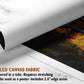 The image is a rolled canvas fabric, which is a type of canvas material used for painting or printing. It is described as a tube-delivered canvas fabric, which means it is delivered in a tube and requires stretching before use. It can be used as a poster with a 2.5&quot; edge area.