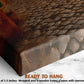 The image is a close-up of a textured surface, possibly a stone or brick pattern, with a wooden frame. The text &quot;READY TO HANG&quot; is visible, indicating that the image is ready to be hung on a wall.