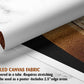 The image is a rolled canvas fabric, which is a type of canvas material used for creating posters, wall art, or other printed materials. It is delivered in a tube and requires stretching before use. The fabric can be used as a poster with a 2.5&quot; edge area.