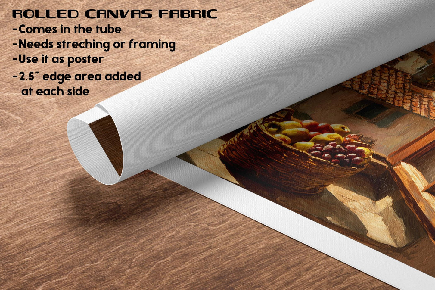 Florence Canvas Wall Art – Tuscany Wall Decor | Duomo Canvas Print, Rustic Window Painting