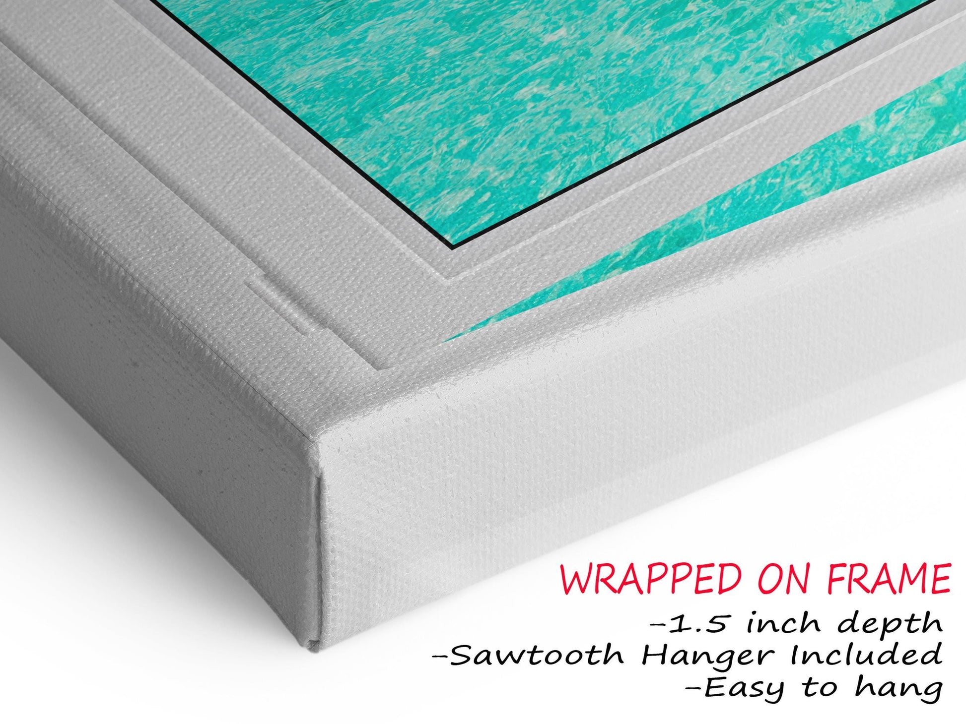 a close up of a mattress with a green cover