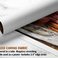 The image is a rolled canvas fabric, which is a type of canvas material used for painting or printing. It is described as a tube-delivered fabric, which means it is delivered in a tube and requires stretching before use. It can be used as a poster with a 2.5&quot; edge area.