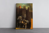 Salvador Dali Canvas Print – Horseman of Death Art | Surrealist Wall Decor