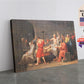 Death of Socrates Canvas | Museum-Quality Art Print by Jacques-Louis David - Ready to Hang