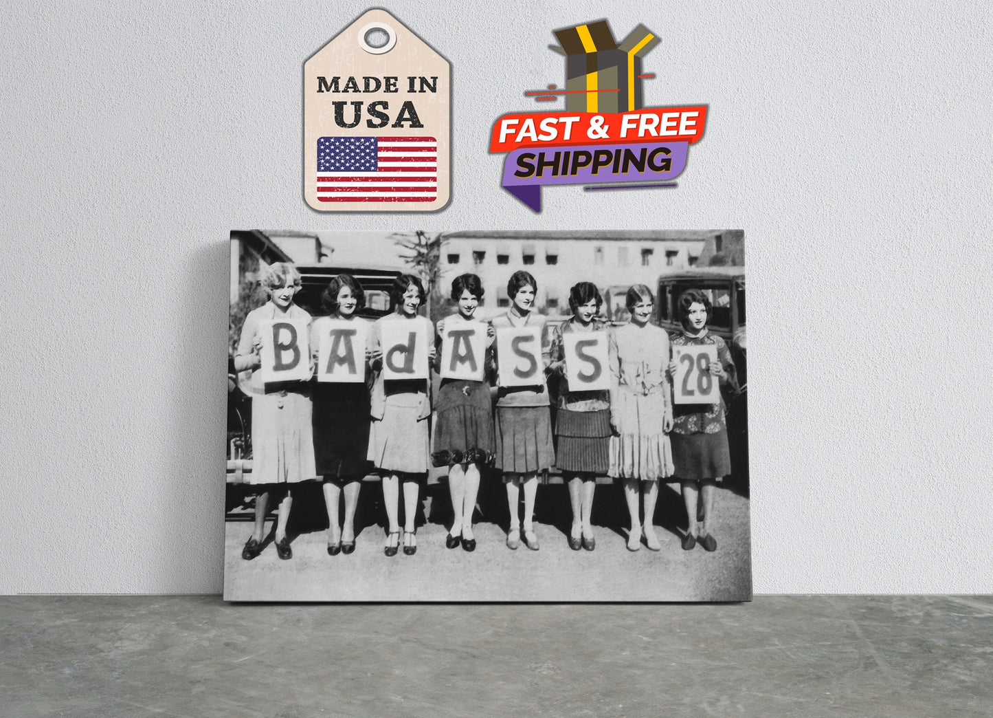 Photo Canvas Print - Baby Stars Artwork | Badass Women Modern Wall Decor