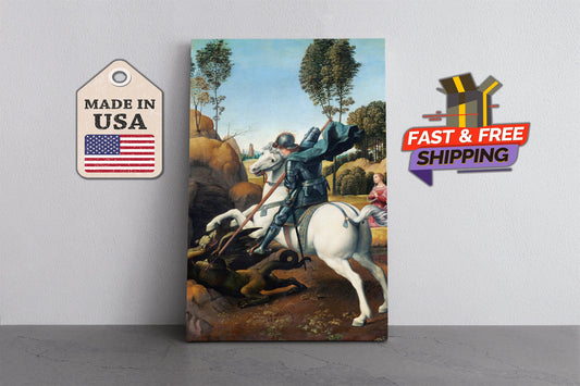 Saint George Canvas Print – Museum Quality Classic War Art on Canvas