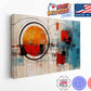 Abstract Canvas Print - Large Orange Blue Art | Modern Wall Art, Ready To Hang