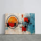 Abstract Canvas Print - Large Orange Blue Art | Modern Wall Art, Ready To Hang