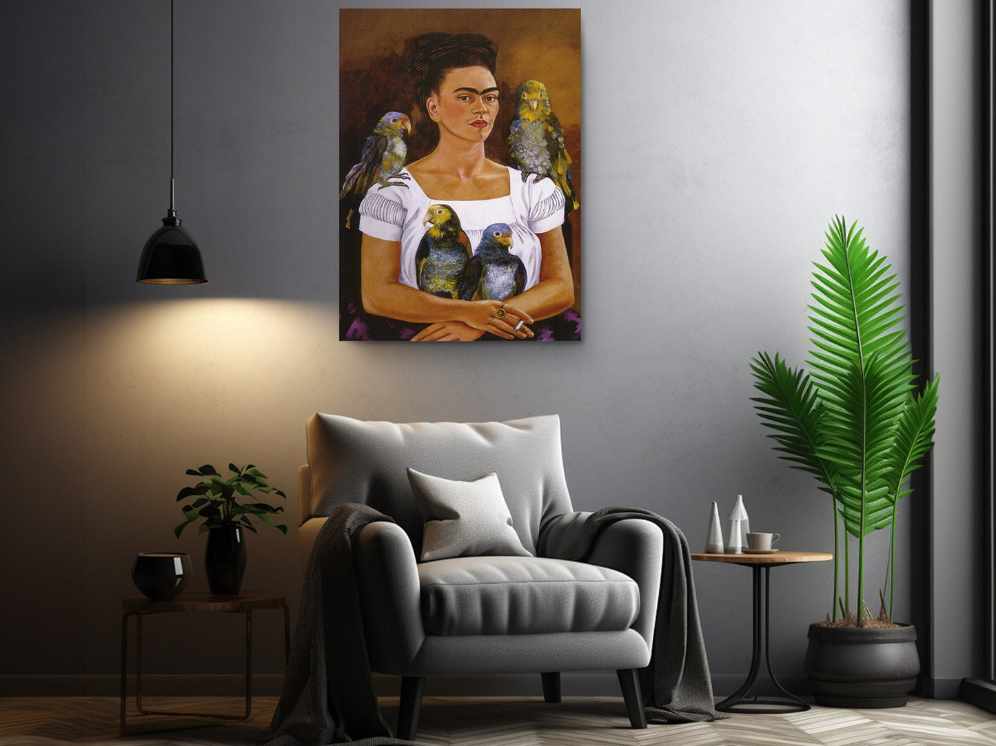 Frida Kahlo Canvas Print – Handcrafted Modern Wall Art | Museum Quality Prints