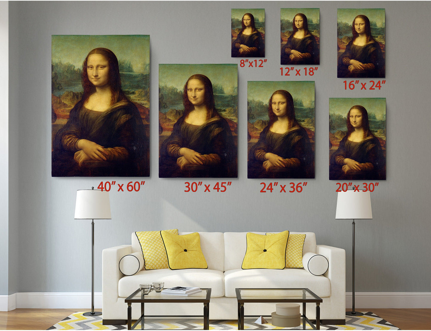 Mona Lisa Canvas Print – Renaissance Artwork Reproduction | Museum Quality Canvas