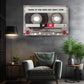 Motivational Canvas Print – Cassette Tape Decor | Inspirational Art Print Wall