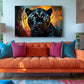 Black Panther Art Print - African Animal Print Canvas Wall Art | Museum Quality