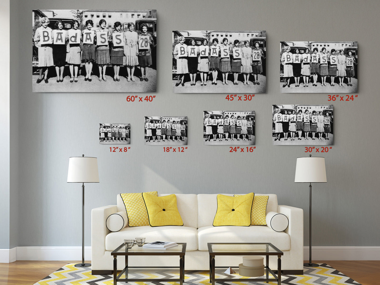 Photo Canvas Print - Baby Stars Artwork | Badass Women Modern Wall Decor