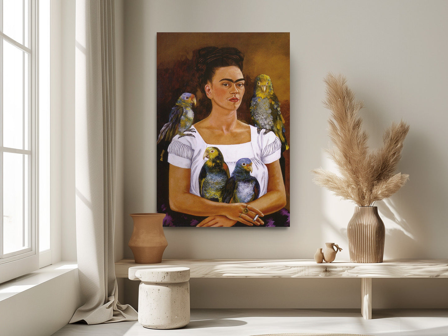 Frida Kahlo Canvas Print – Handcrafted Modern Wall Art | Museum Quality Prints