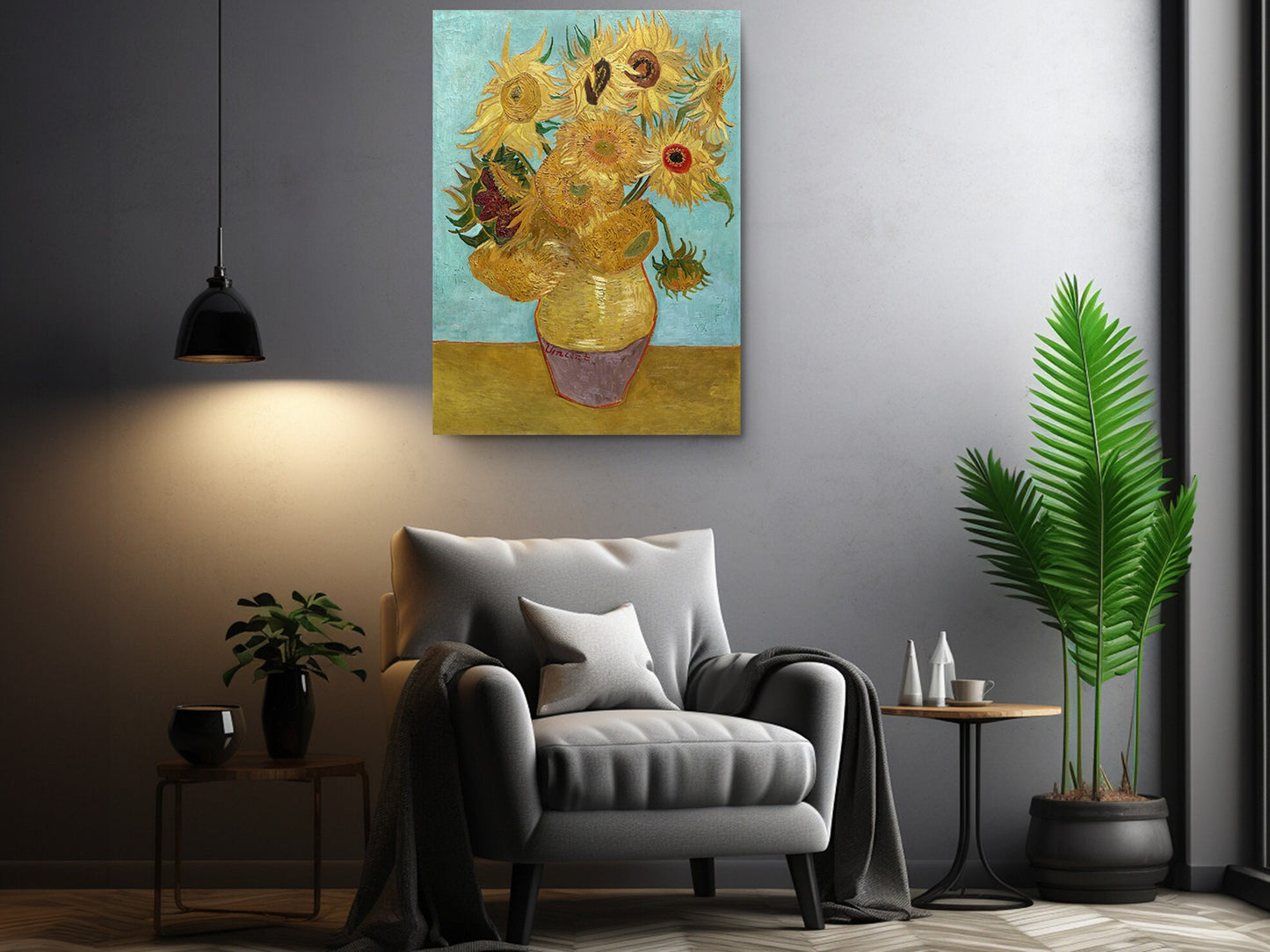 Van Gogh Sunflowers Print - Museum Quality Canvas Wall Art | Ready to Hang