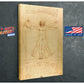 Vitruvian Man Canvas | Museum Quality Canvas Print - Leonardo da Vinci Wall Art