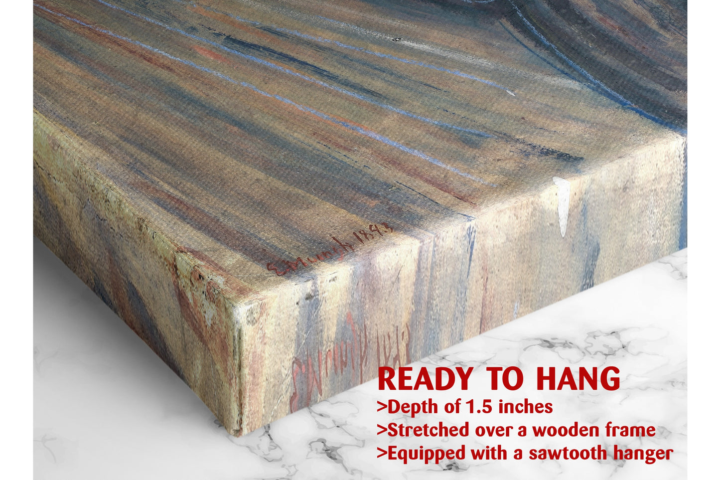 The Scream Canvas Print - Edvard Munch Art Reproduction | Museum-Quality Wall Decor