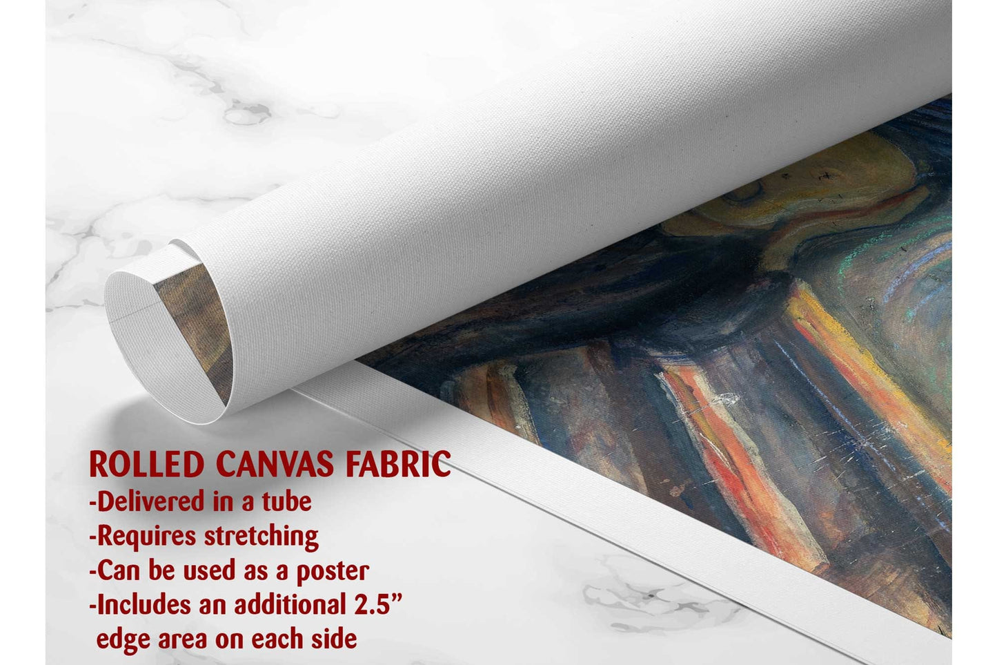 The Scream Canvas Print - Edvard Munch Art Reproduction | Museum-Quality Wall Decor