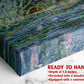 Monet Water Lily Canvas – Modern Impressionist Wall Art | Ready to Hang Print