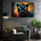 Black Panther Art Print - African Animal Print Canvas Wall Art | Museum Quality