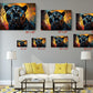 Black Panther Art Print - African Animal Print Canvas Wall Art | Museum Quality