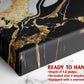 Black Gold Marble Canvas | Contemporary Wall Art - Ready to Hang or Rolled Print