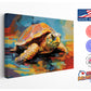 Fauvism Turtle Painting - Colorful Canvas Print | Museum Quality Wall Decor