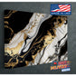 Black Gold Marble Canvas | Contemporary Wall Art - Ready to Hang or Rolled Print