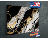 Black Gold Marble Canvas | Contemporary Wall Art - Ready to Hang or Rolled Print