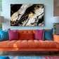 Black Gold Marble Canvas | Contemporary Wall Art - Ready to Hang or Rolled Print