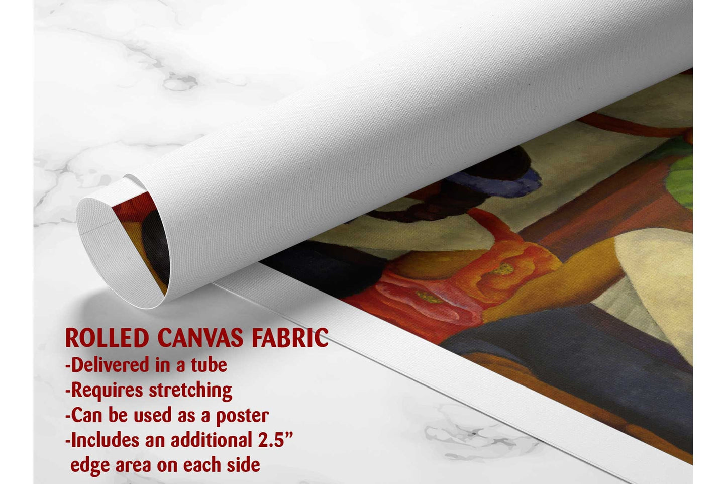 Diego Rivera Canvas Print - Flower Festival Art | Museum Quality Mexican Wall Decor