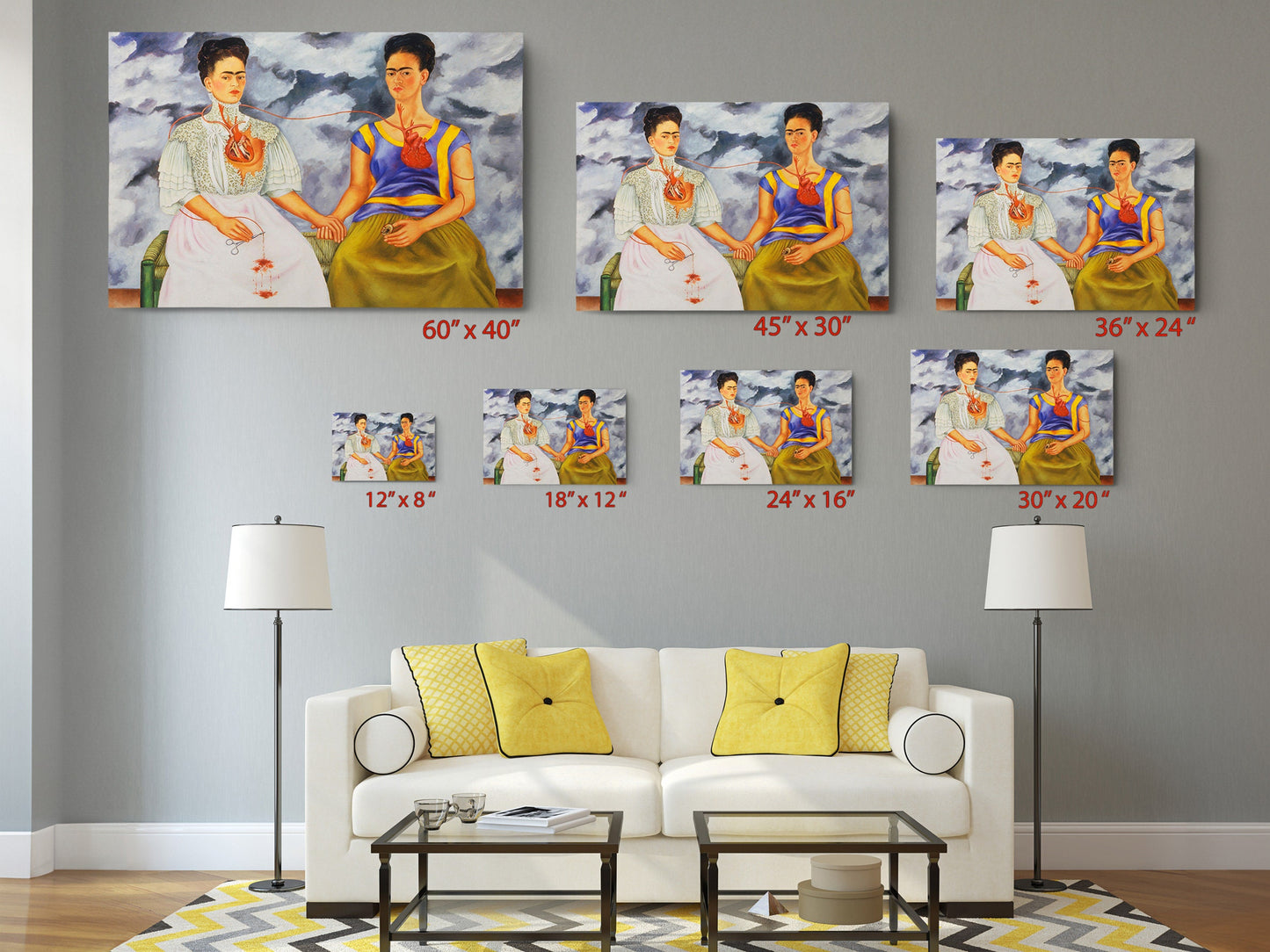 Frida Kahlo Canvas Print – Museum Quality Prints | Handcrafted Canvas Art