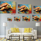 Fauvism Turtle Painting - Colorful Canvas Print | Museum Quality Wall Decor